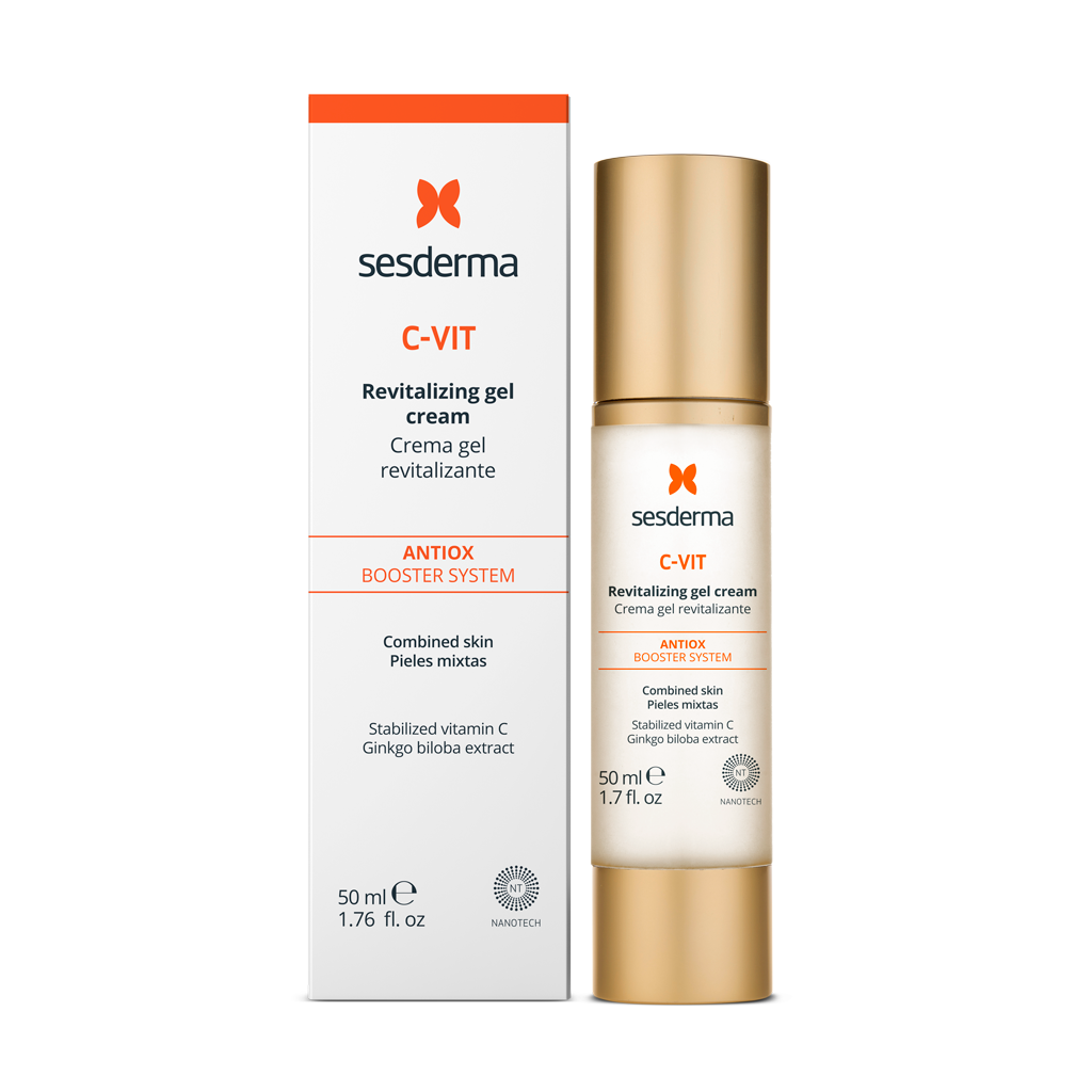 Ревіталізуючий крем-гель з вітаміном C для обличчя Sesderma C-Vit Revitalizing Cream Gel 50 мл