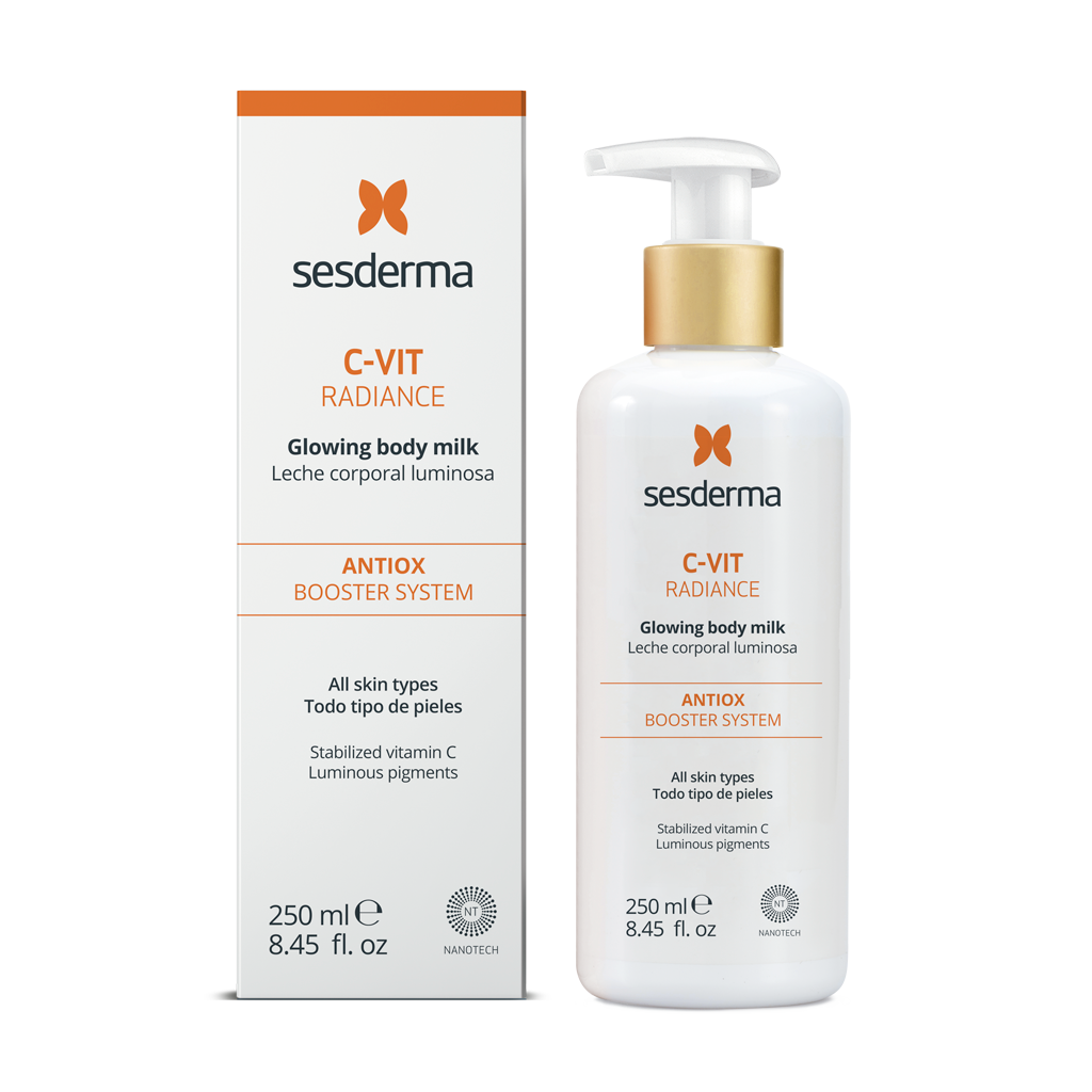 Молочко для тіла з вітаміном С Sesderma C-Vit Radiance Glowing Body Milk 250 мл