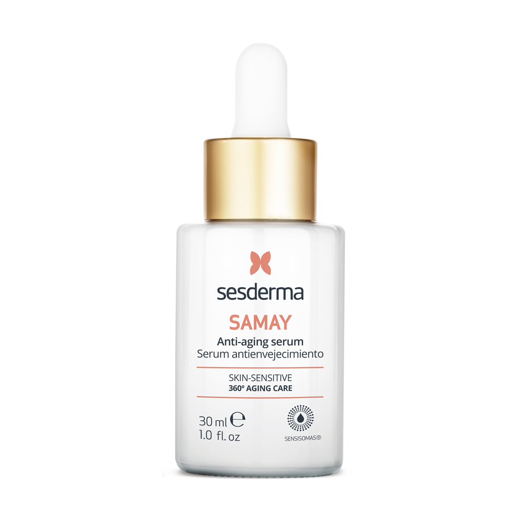 Ліпосомальна антивікова сиворотка для чутливої шкіри Sesderma SAMAY Anti-Aging Serum For Sensitive Skin 30 мл Ліпосомальна антивікова сиворотка для чутливої шкіри Sesderma SAMAY Anti-Aging Serum For Sensitive Skin 30 мл