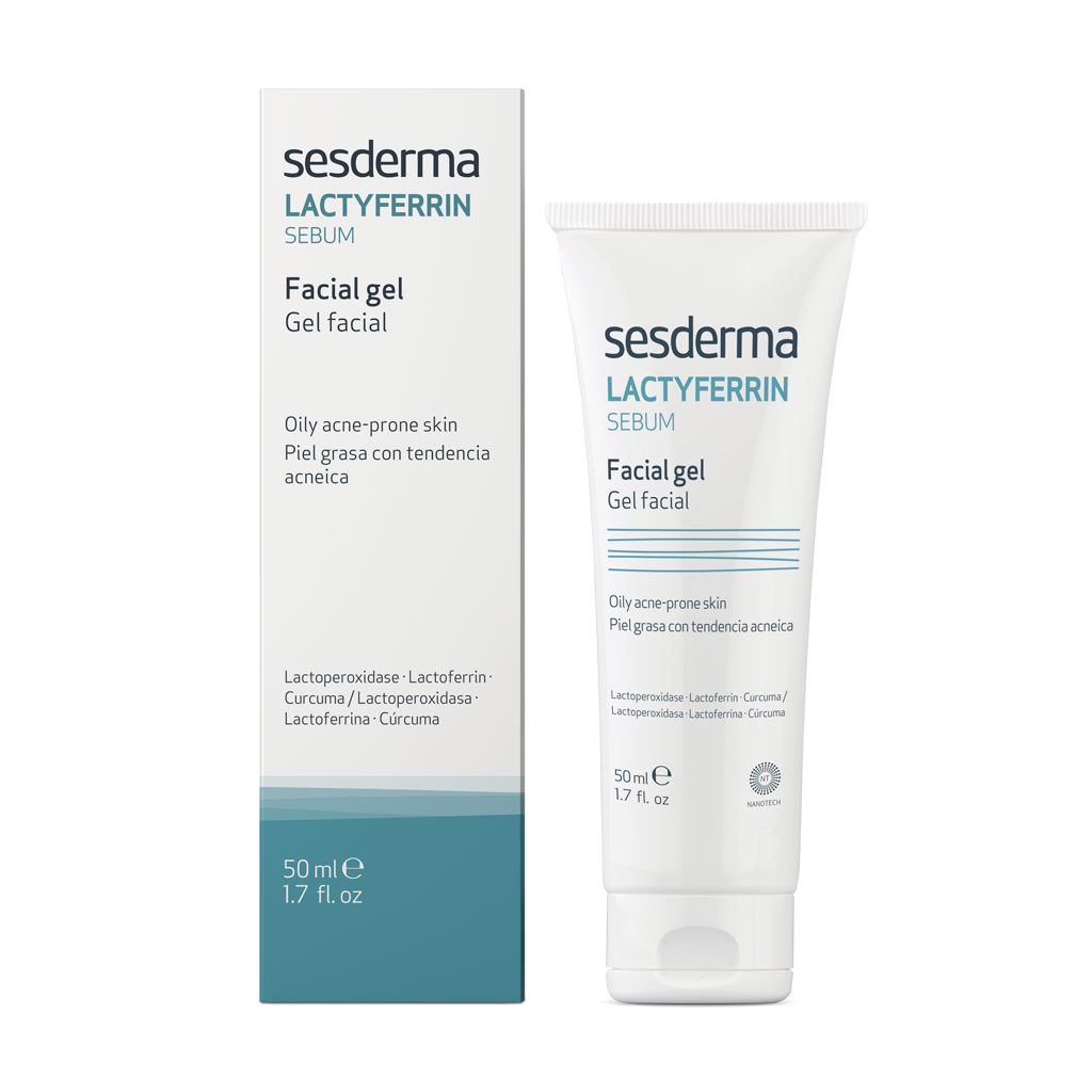 Гель для обличчя Sesderma Lactyferrin Sebum Facial Gel 50 мл