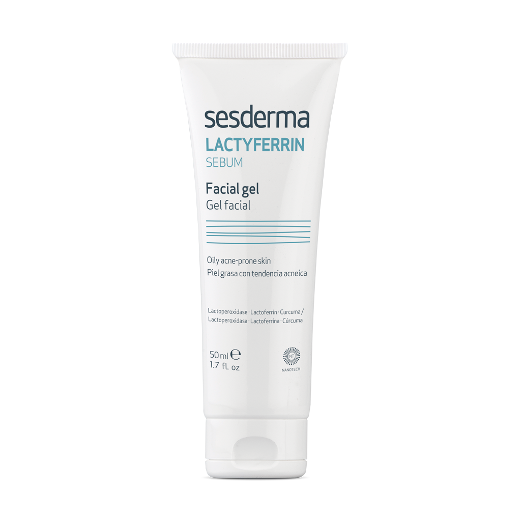Гель для обличчя Sesderma Lactyferrin Sebum Facial Gel 50 мл Гель для обличчя Sesderma Lactyferrin Sebum Facial Gel 50 мл