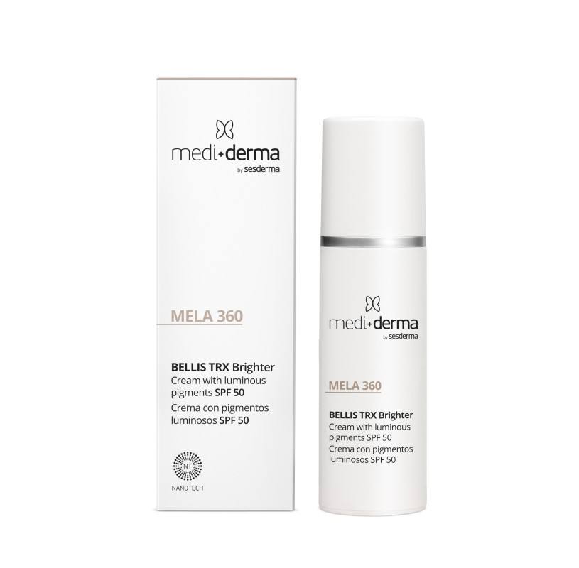 Депігментуючий крем для обличчя з SPF 50 Mediderma Mela 360 Facial Cream SPF 50 30 мл Депігментуючий крем для обличчя з SPF 50 Mediderma Mela 360 Facial Cream SPF 50 30 мл